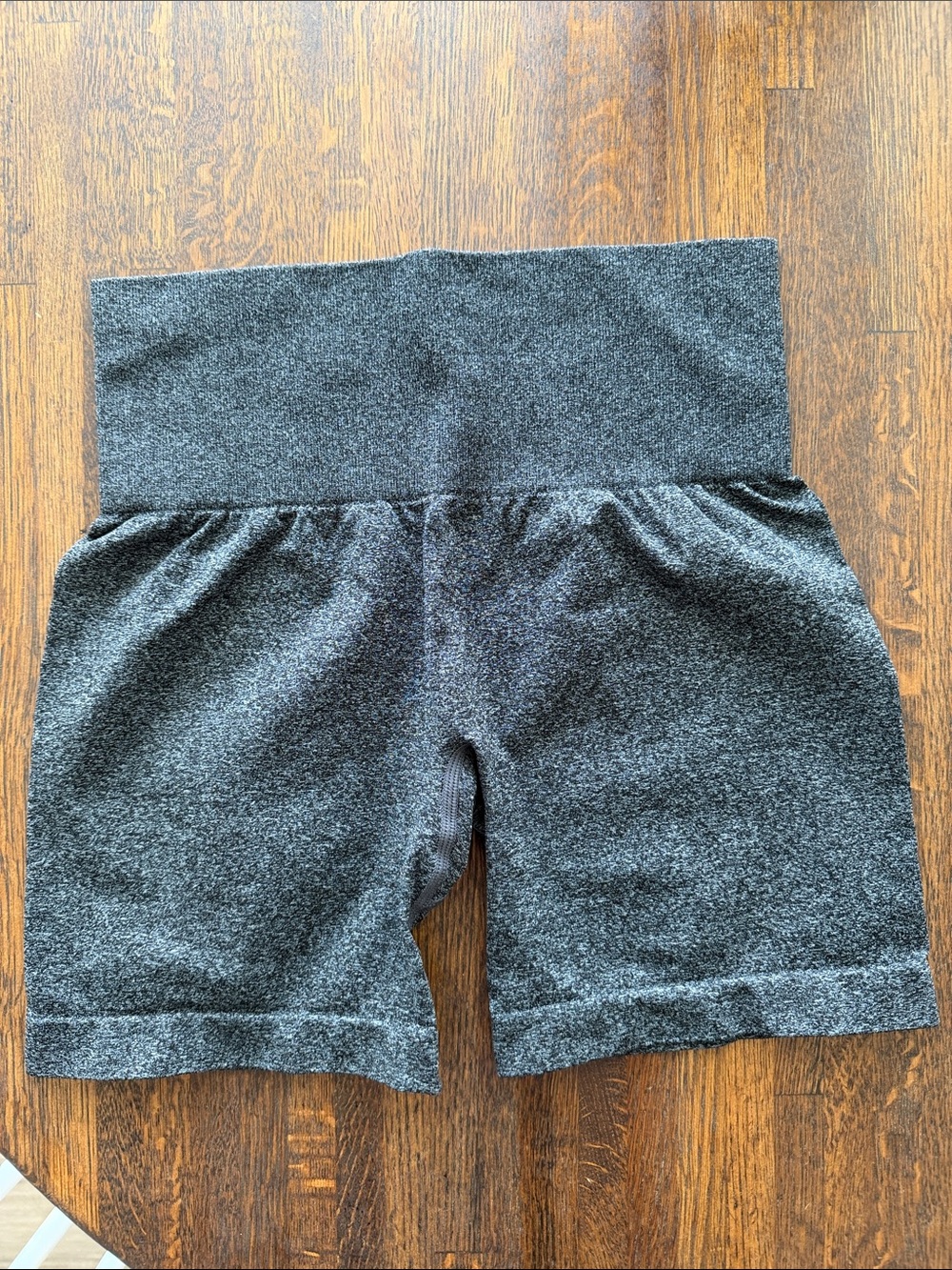 Women’s High-Waist Athletic Shorts - Charcoal Gray